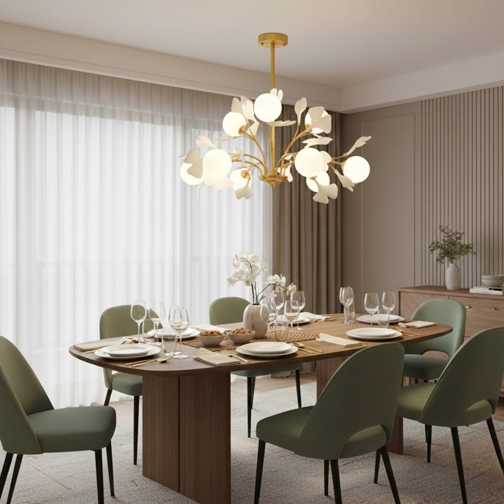 ALDERSON GINGKO LEAF CEILING LUMINAIRE