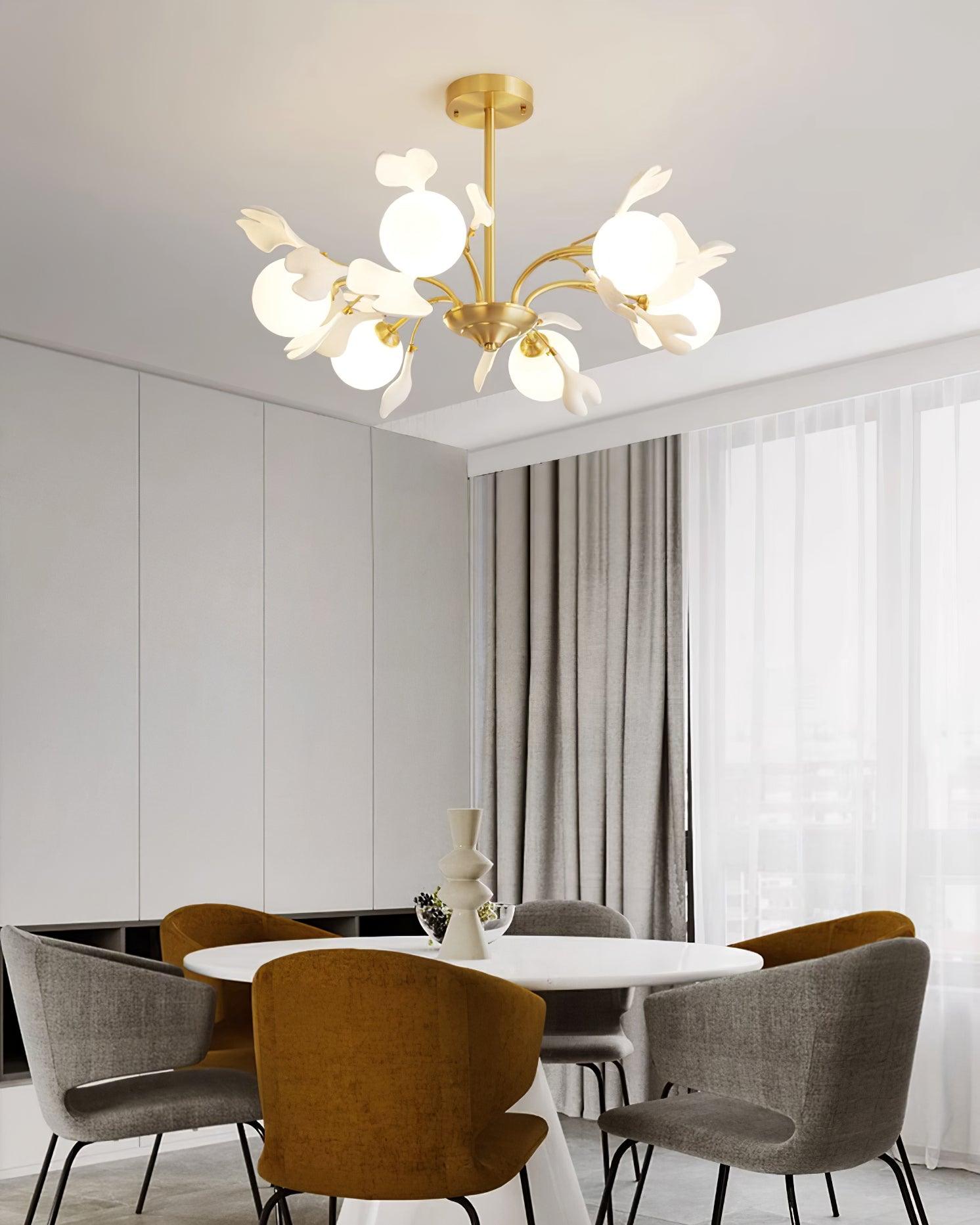 ALDERSON GINGKO LEAF CEILING LUMINAIRE