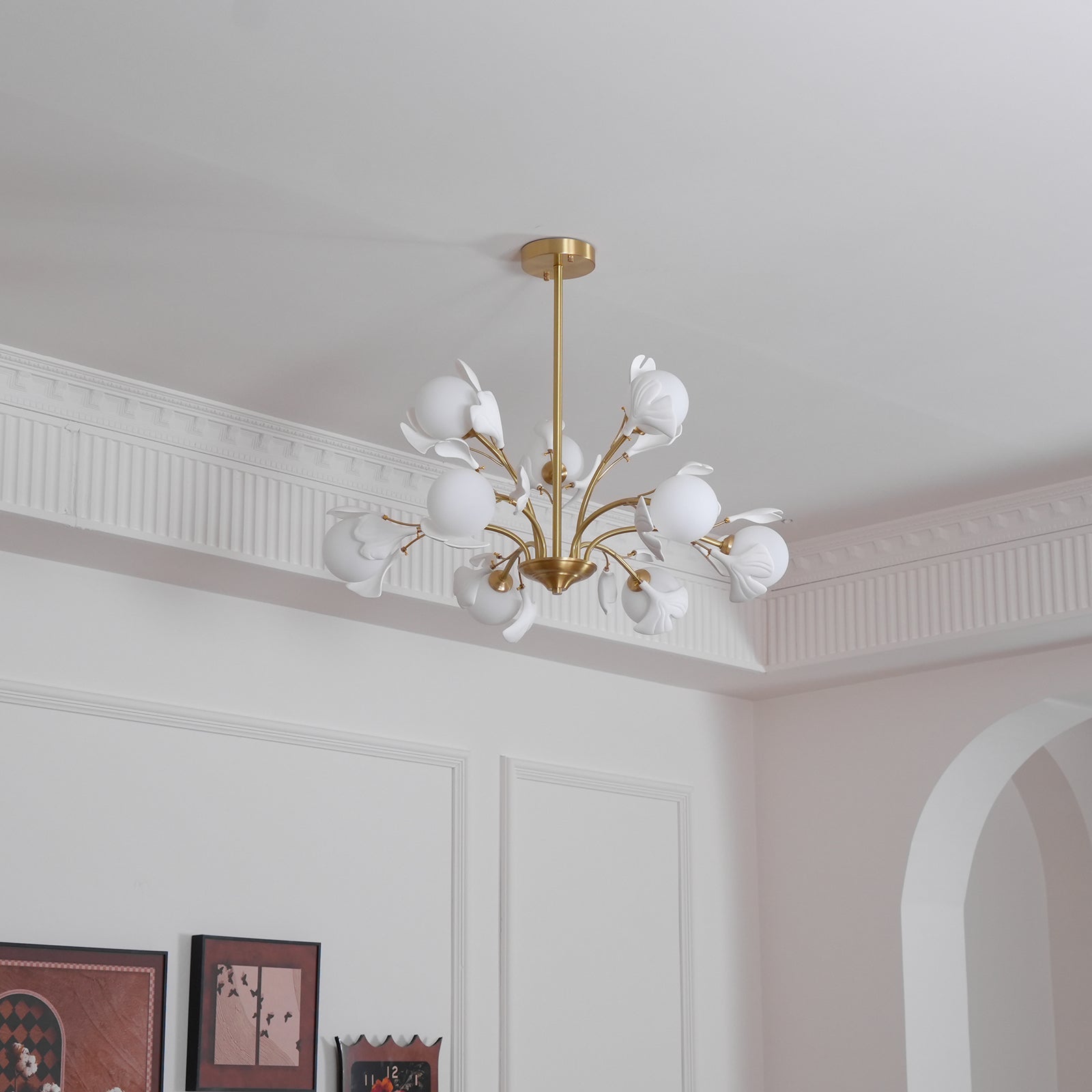 ALDERSON GINGKO LEAF CEILING LUMINAIRE