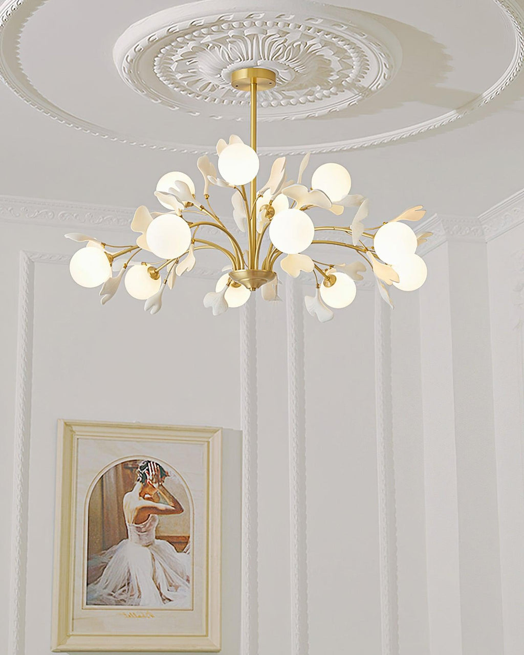 ALDERSON GINGKO LEAF CEILING LUMINAIRE