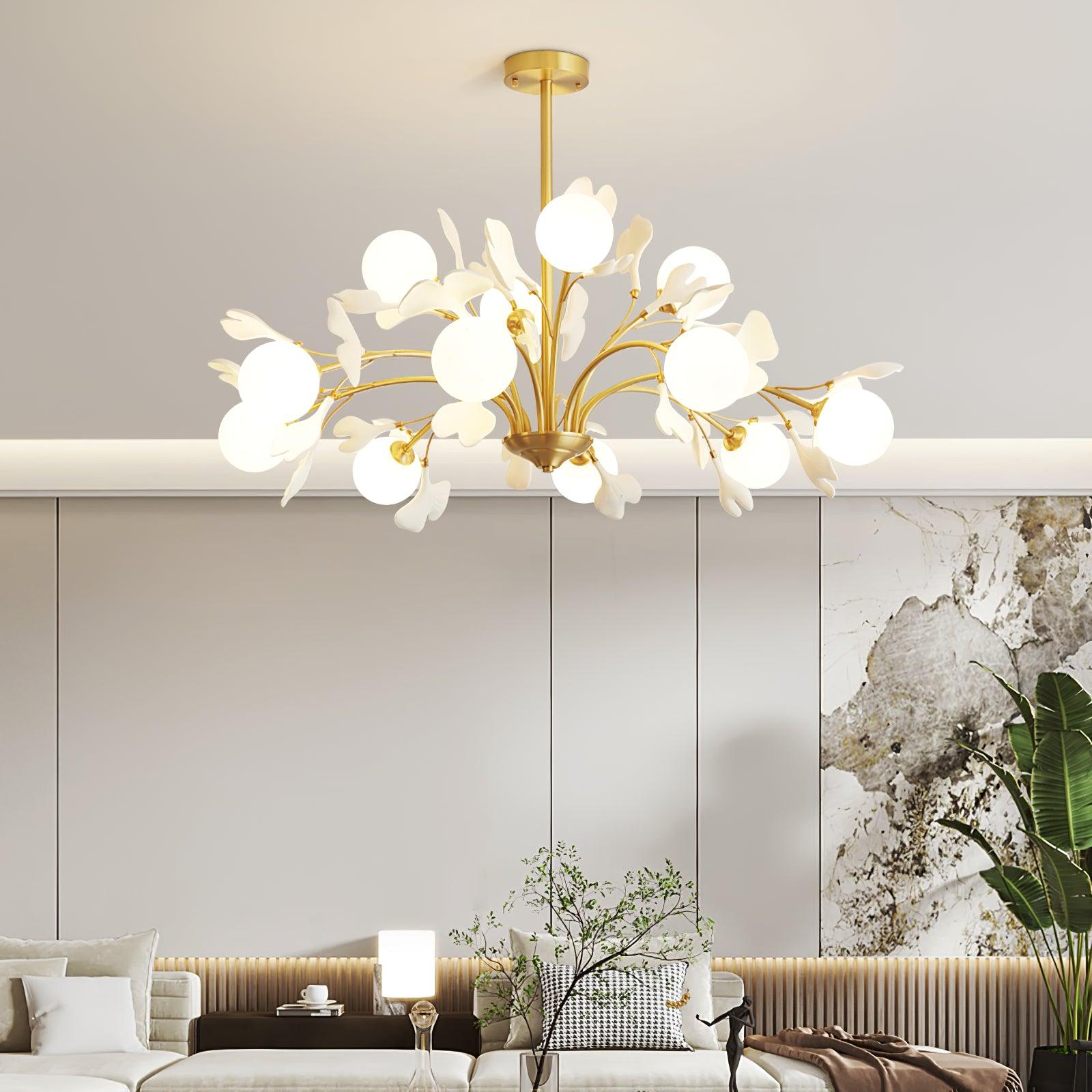 ALDERSON GINGKO LEAF CEILING LUMINAIRE
