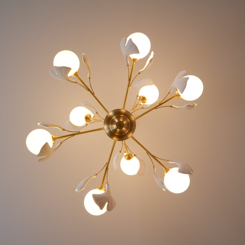 ALDERSON GINGKO LEAF CEILING LUMINAIRE