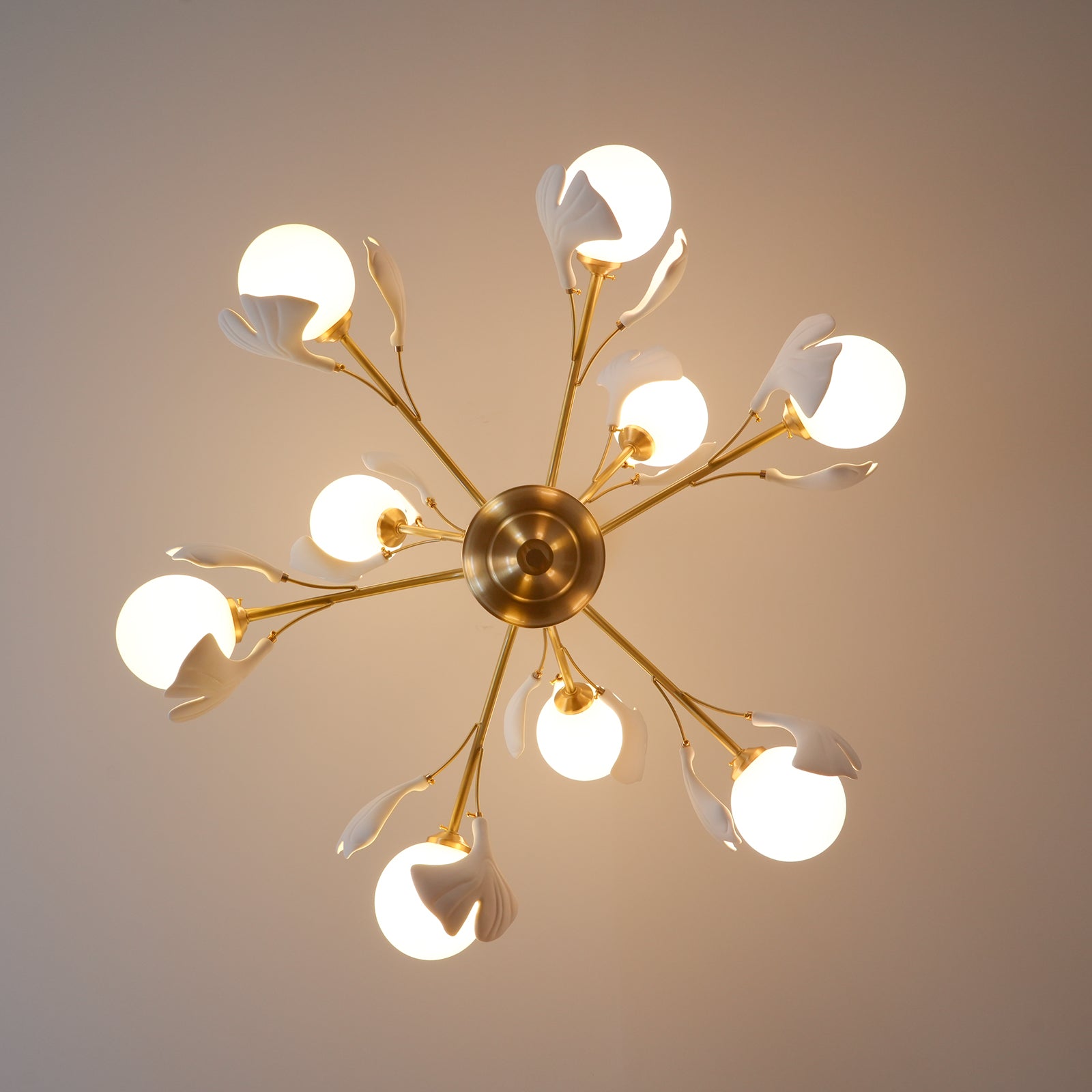 ALDERSON GINGKO LEAF CEILING LUMINAIRE