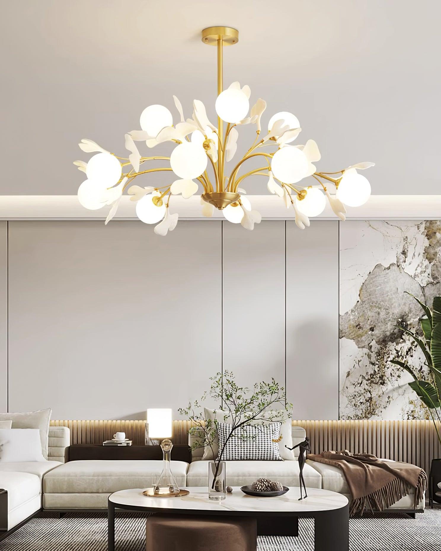 ALDERSON GINGKO LEAF CEILING LUMINAIRE