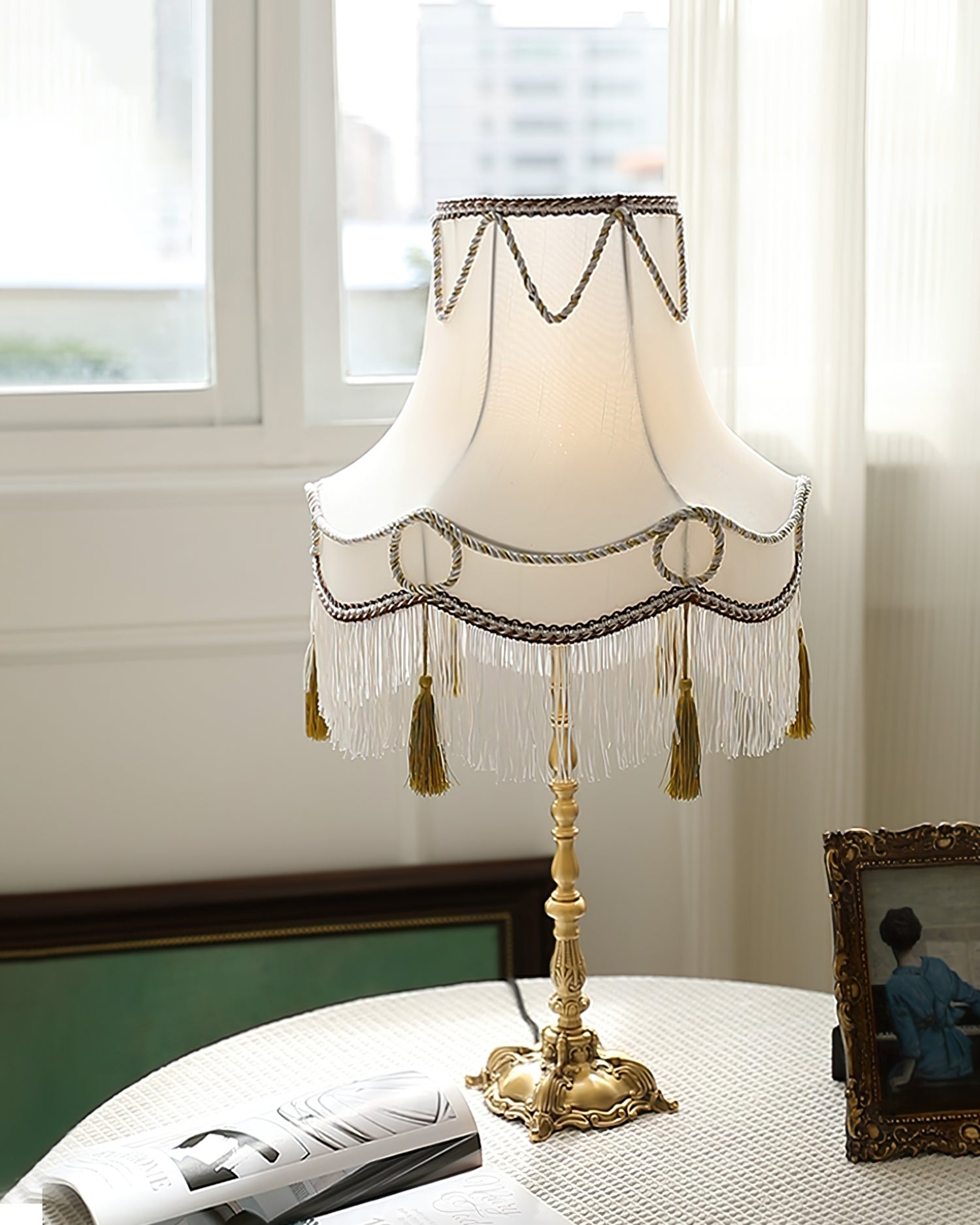 BRAMBLEFORD ANTIQUE BRASS ILLUMINATOR
