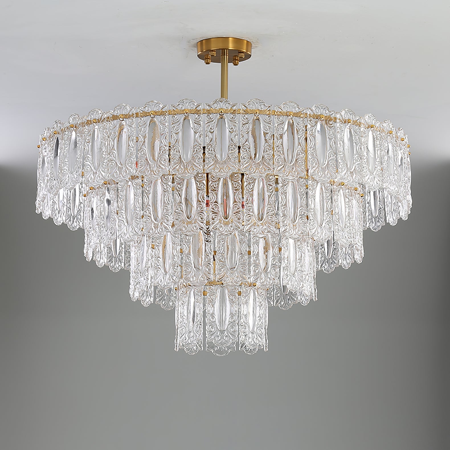 CHARLESTON CRYSTAL DRAPED LIGHTING FIXTURE