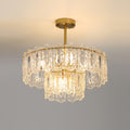 CHARLESTON CRYSTAL DRAPED LIGHTING FIXTURE