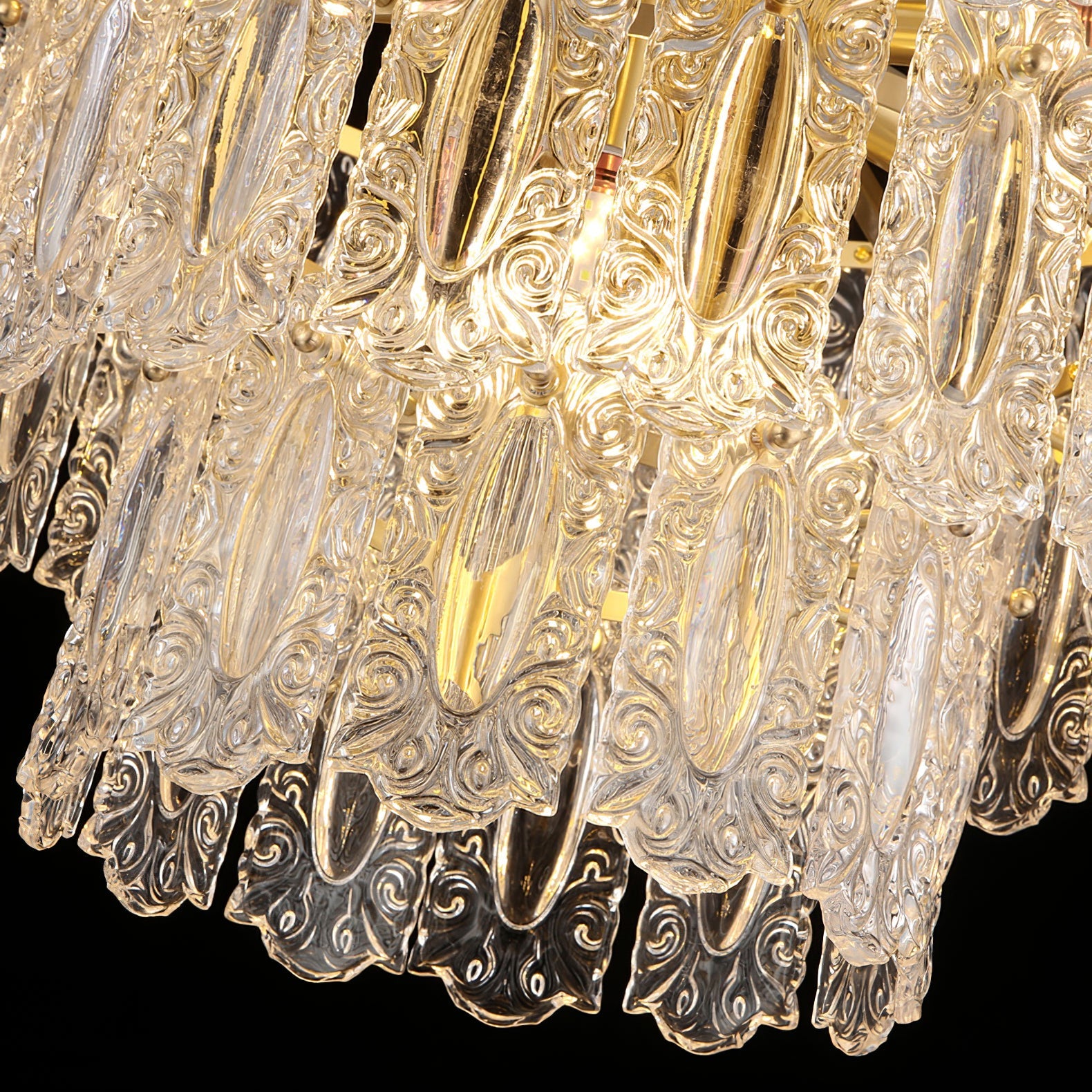 CHARLESTON CRYSTAL DRAPED LIGHTING FIXTURE