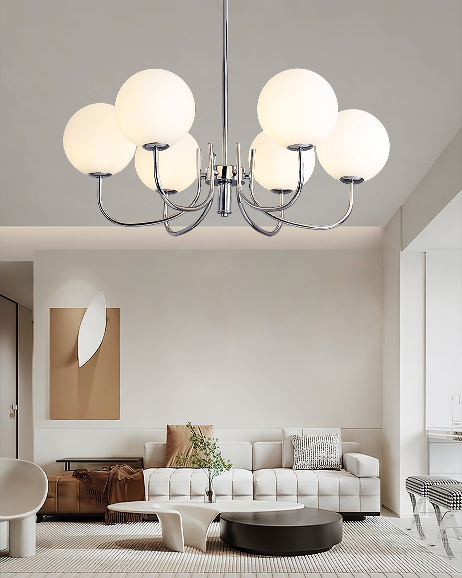 RAVENWOOD CRYSTAL TEARDROP CHANDELIER