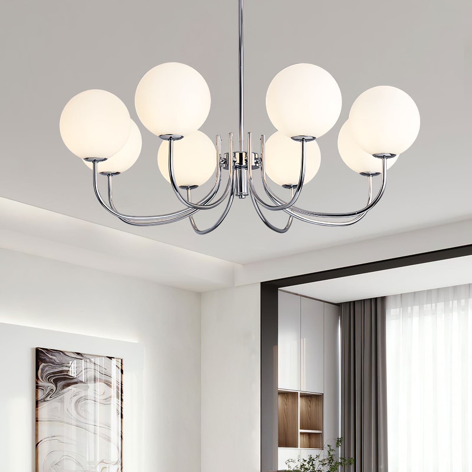 RAVENWOOD CRYSTAL TEARDROP CHANDELIER