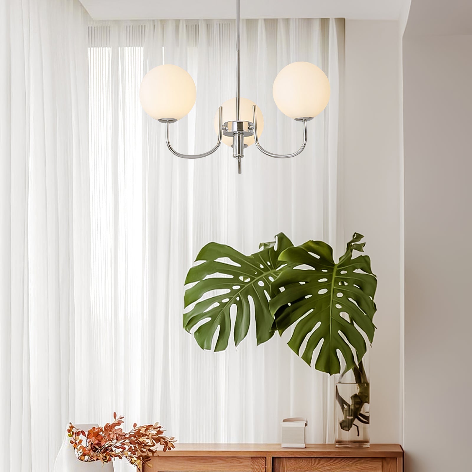 RAVENWOOD CRYSTAL TEARDROP CHANDELIER