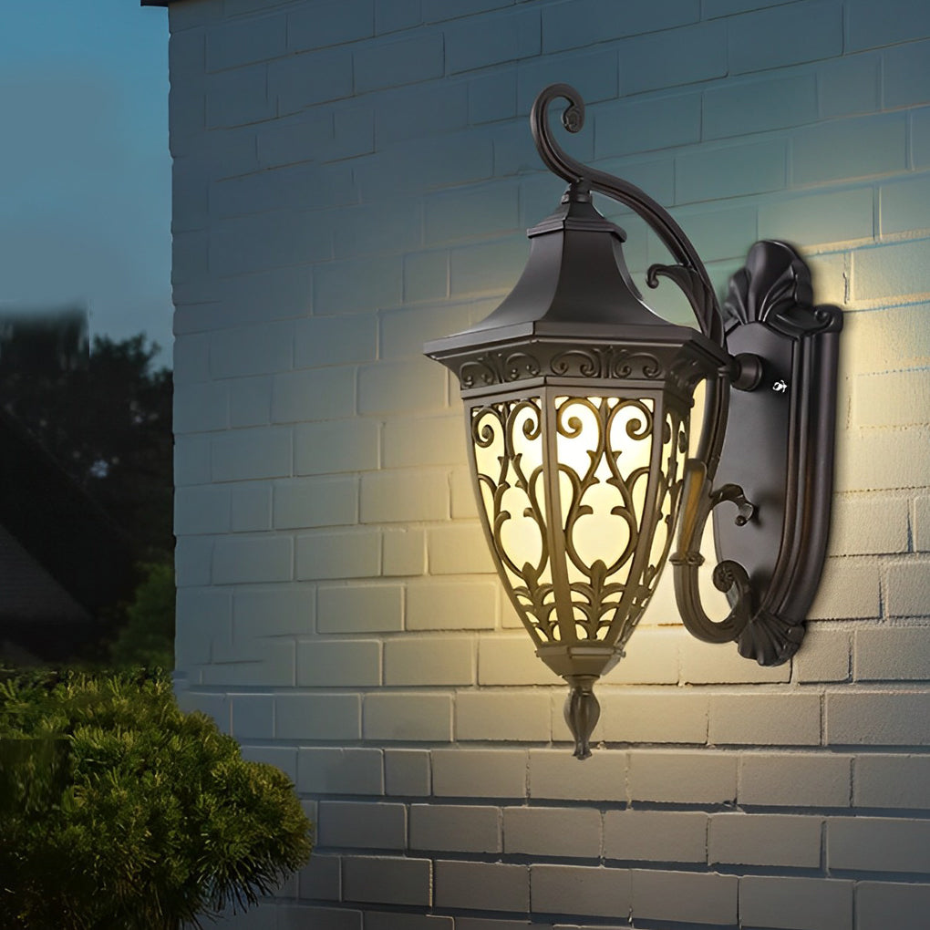 CHARLESTON PETAL EMBELLISHED SOLAR WALL ILLUMINATOR