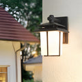 WINDSOR GLASS ENCASED OUTDOOR WALL LANTERN