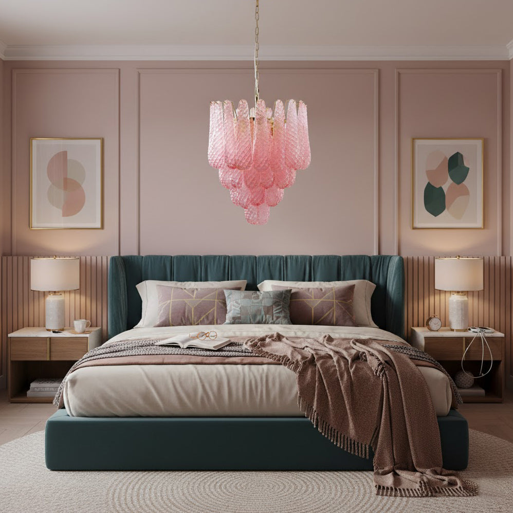 FLORENCE ROSE QUARTZ DRIP LIGHT