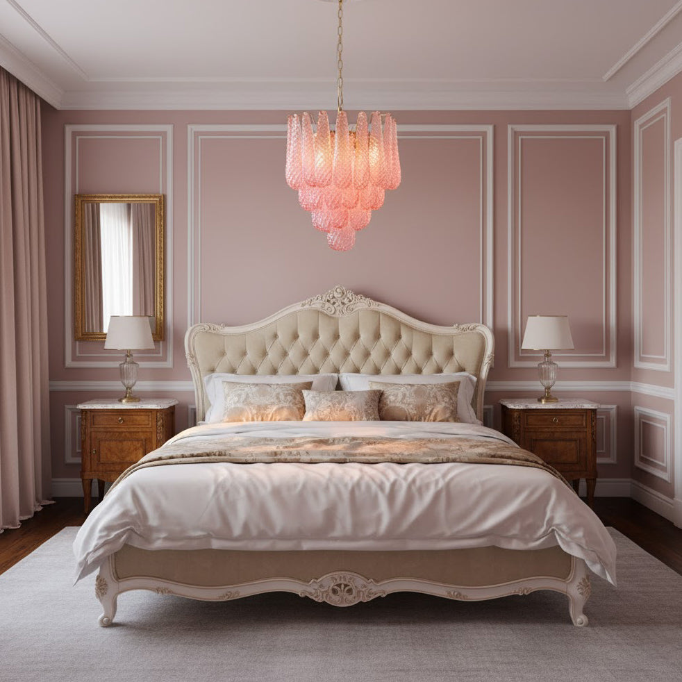 FLORENCE ROSE QUARTZ DRIP LIGHT