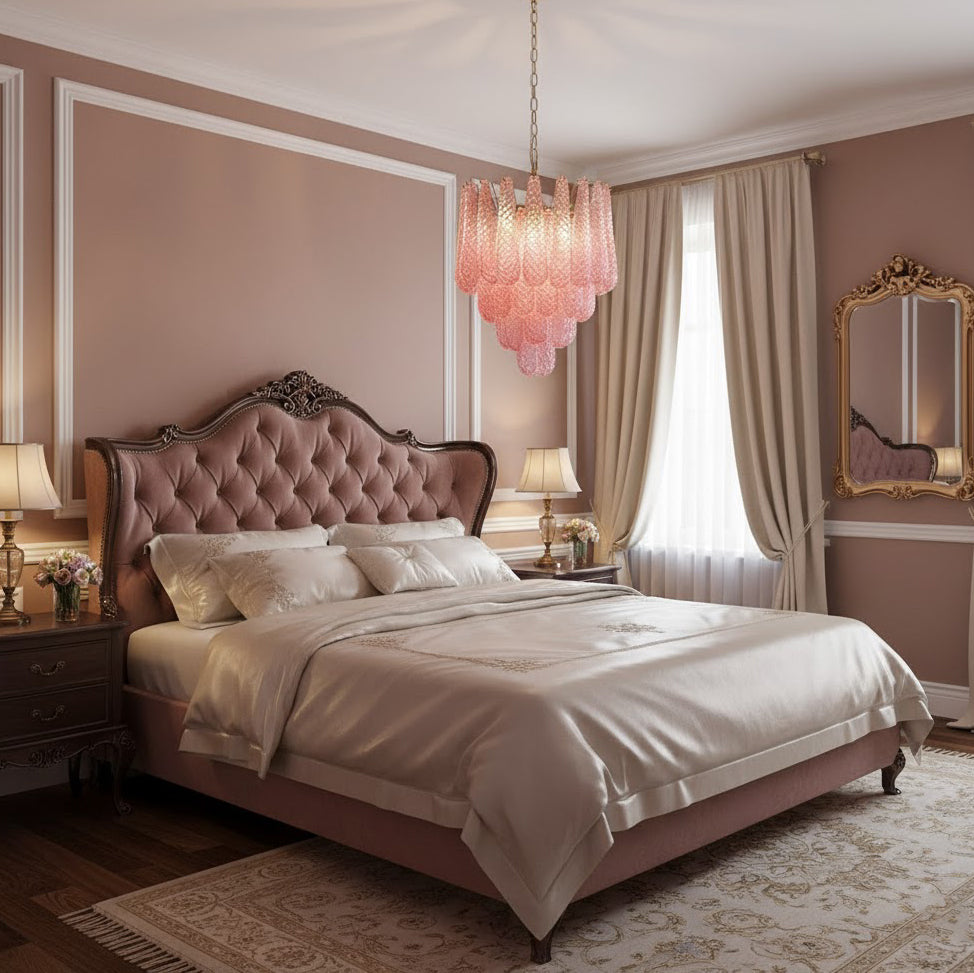 FLORENCE ROSE QUARTZ DRIP LIGHT