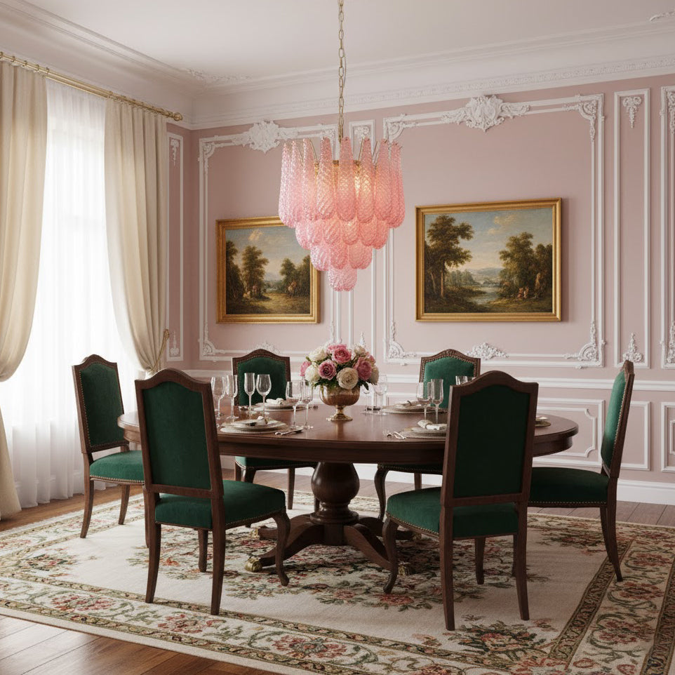 FLORENCE ROSE QUARTZ DRIP LIGHT