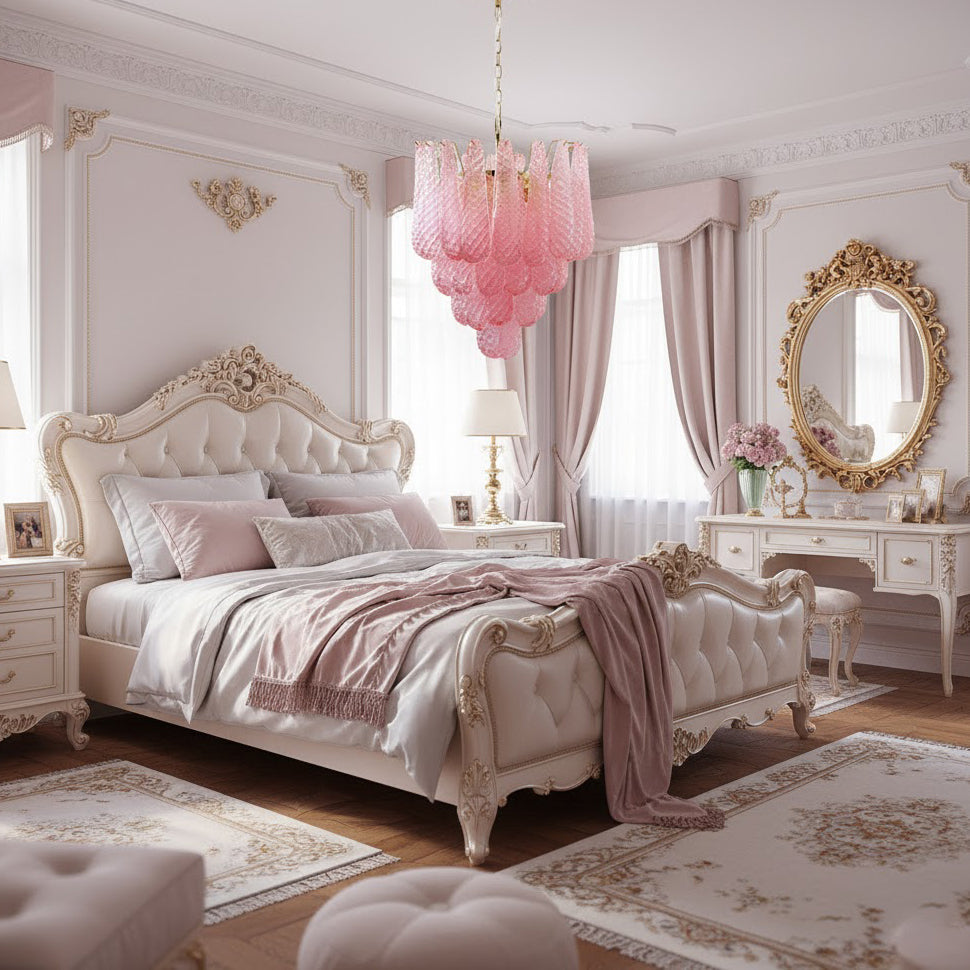 FLORENCE ROSE QUARTZ DRIP LIGHT