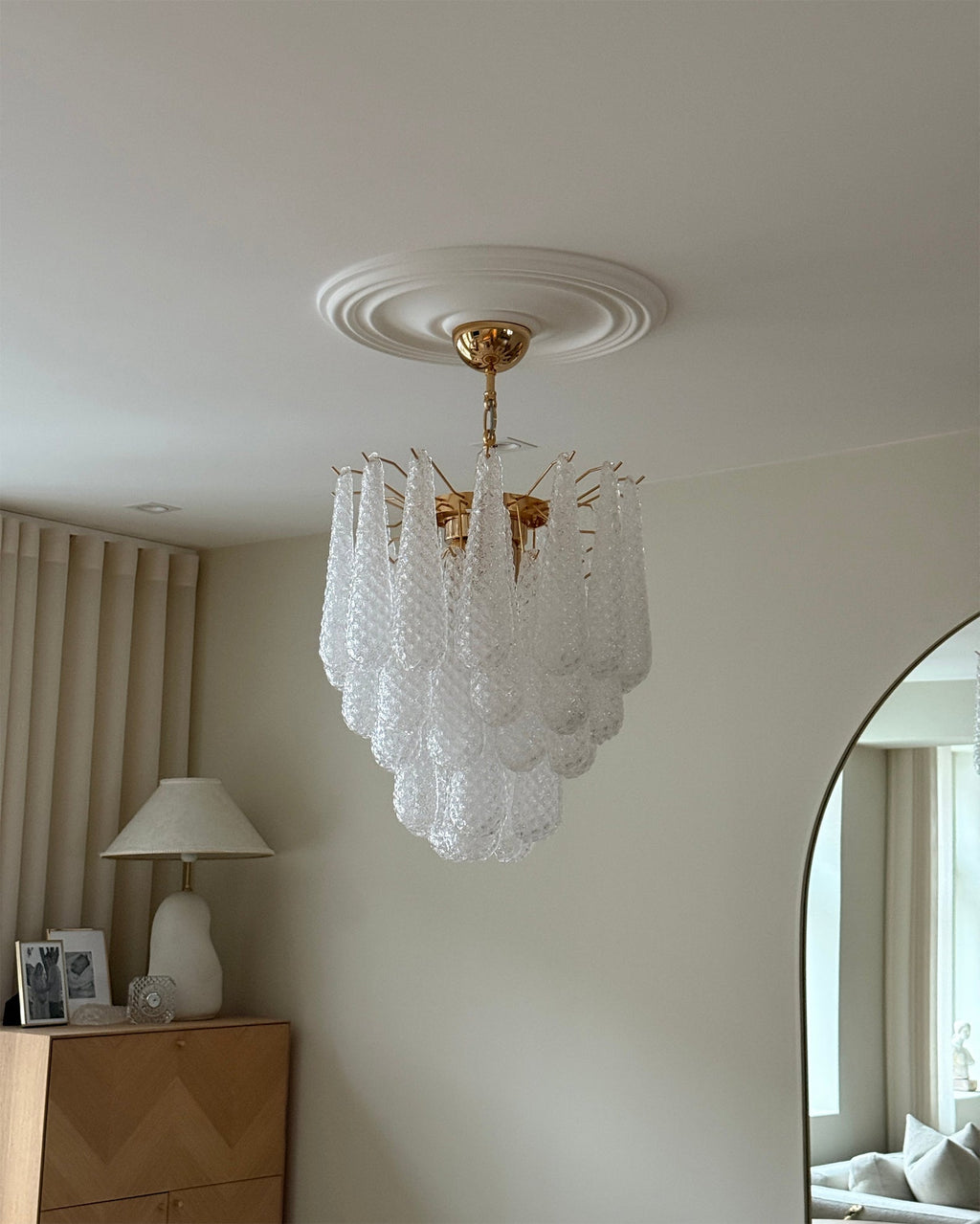 WINDSOR TEARDROP CRYSTAL LUMINAIRE