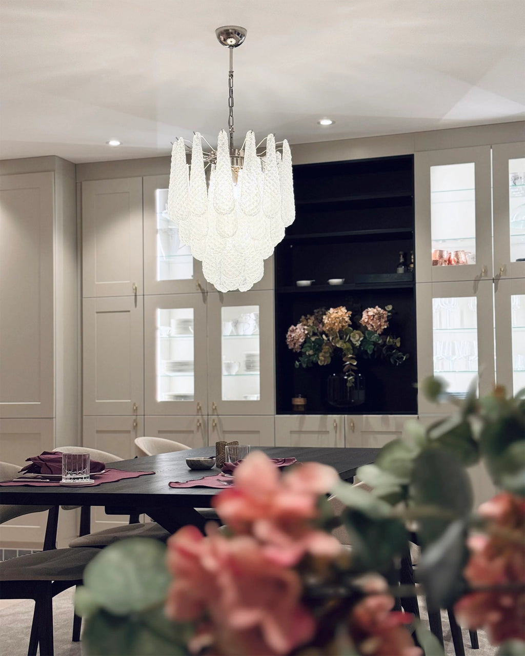 WINDSOR TEARDROP CRYSTAL LUMINAIRE
