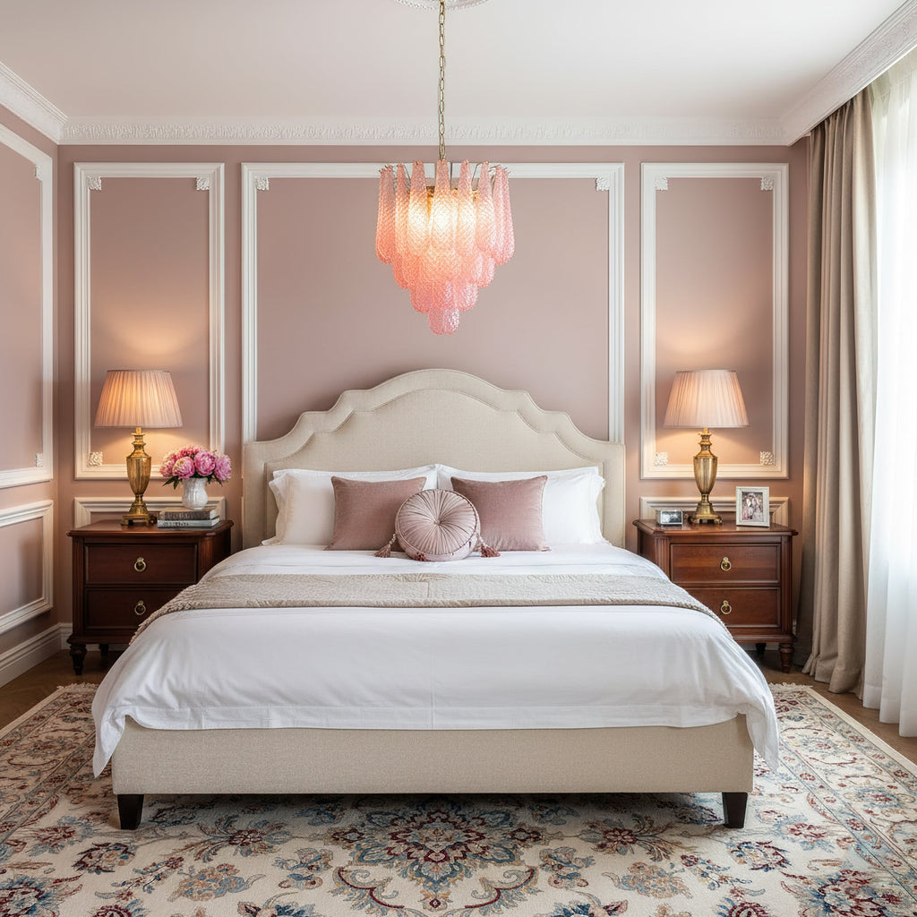 FLORENCE ROSE QUARTZ DRIP LIGHT