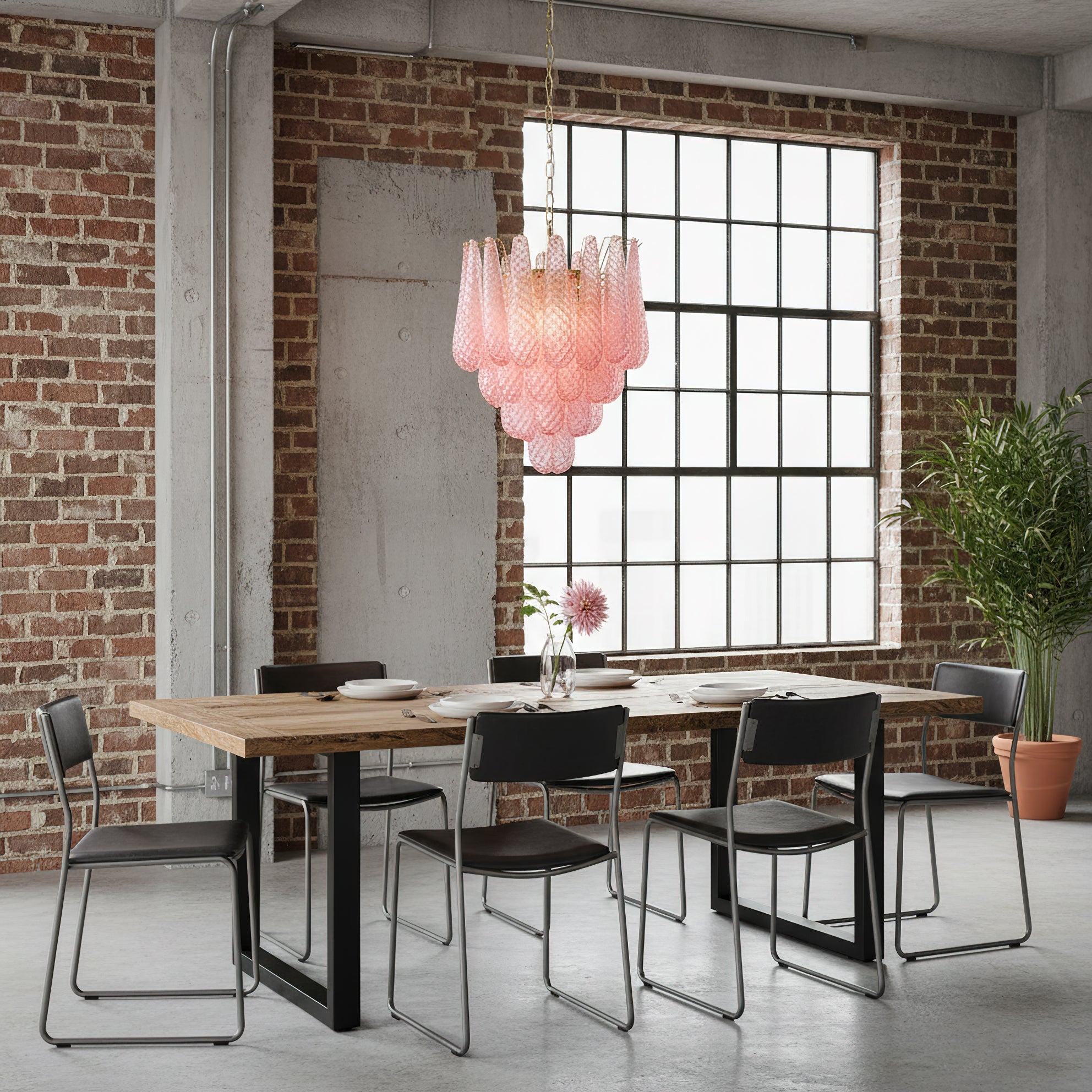 FLORENCE ROSE QUARTZ DRIP LIGHT