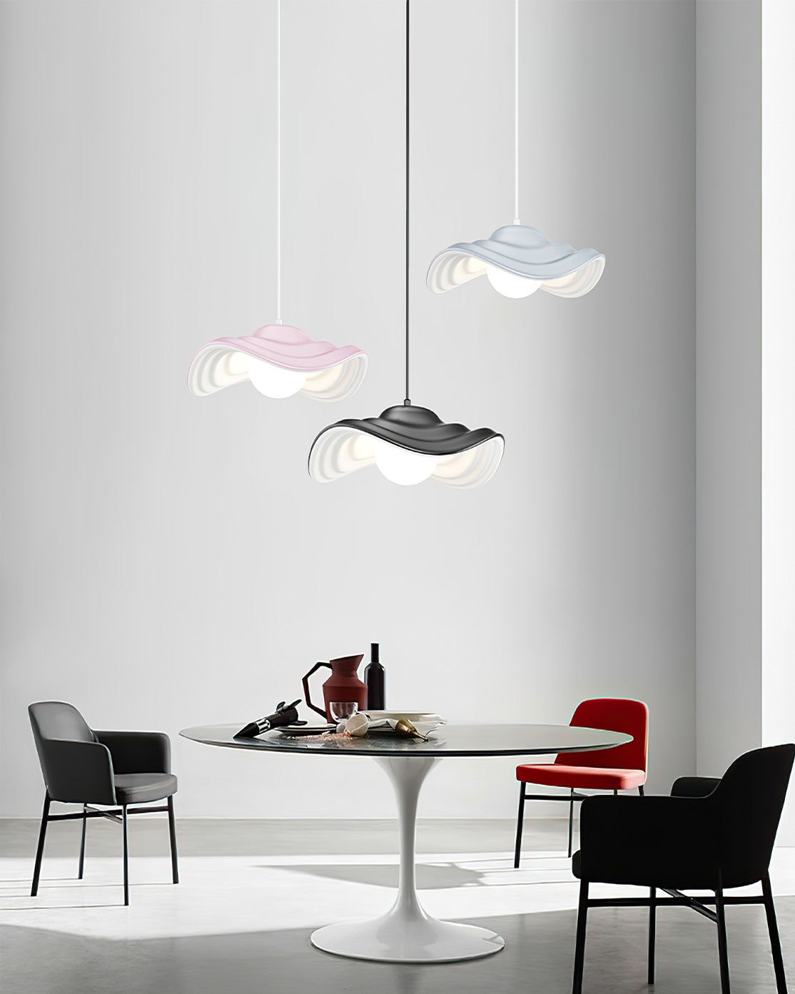 CARLETON CRYSTAL DROPLET HANGING LAMP