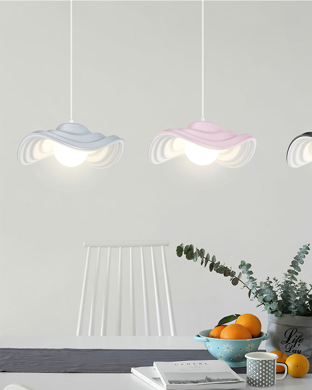 CARLETON CRYSTAL DROPLET HANGING LAMP