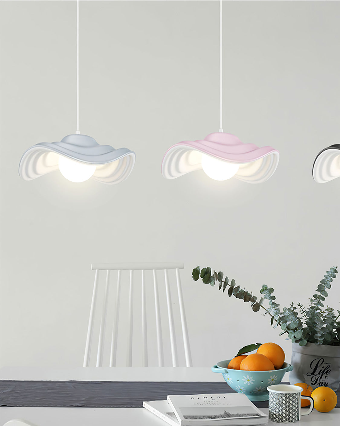 CARLETON CRYSTAL DROPLET HANGING LAMP