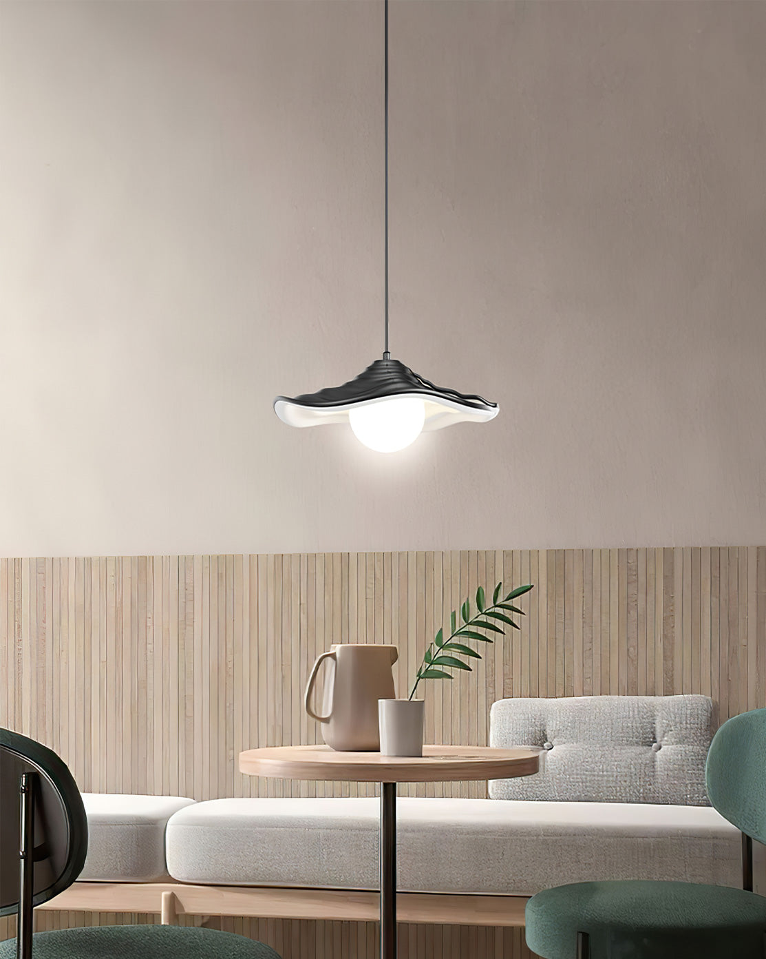 CARLETON CRYSTAL DROPLET HANGING LAMP