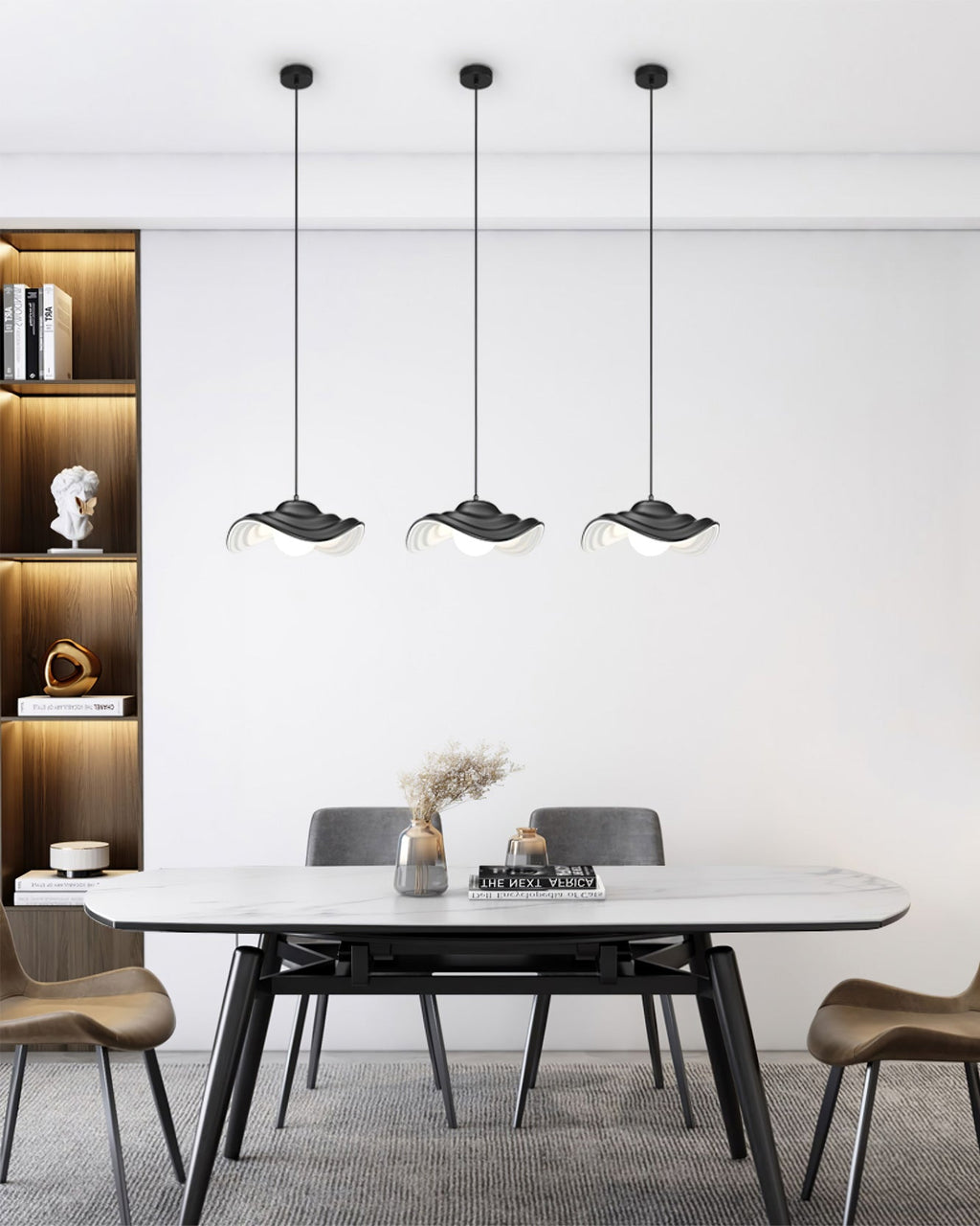 CARLETON CRYSTAL DROPLET HANGING LAMP