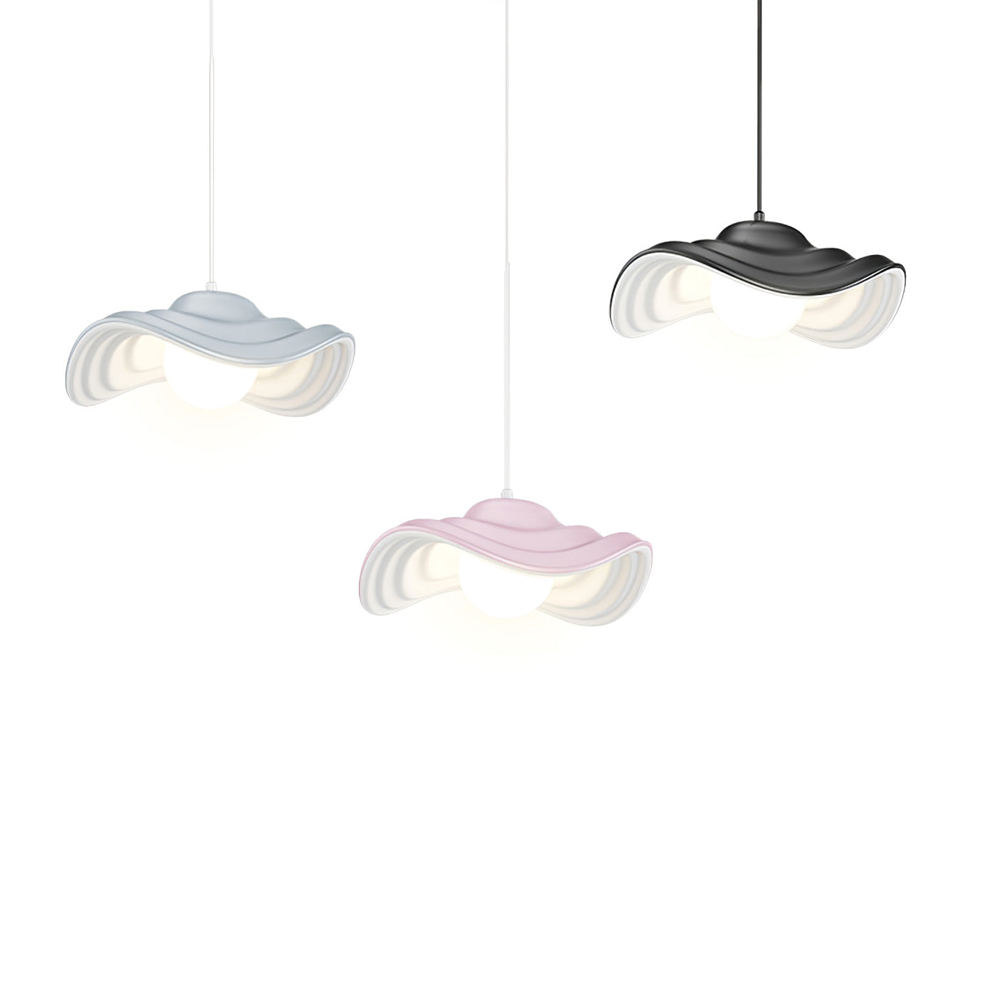 CARLETON CRYSTAL DROPLET HANGING LAMP