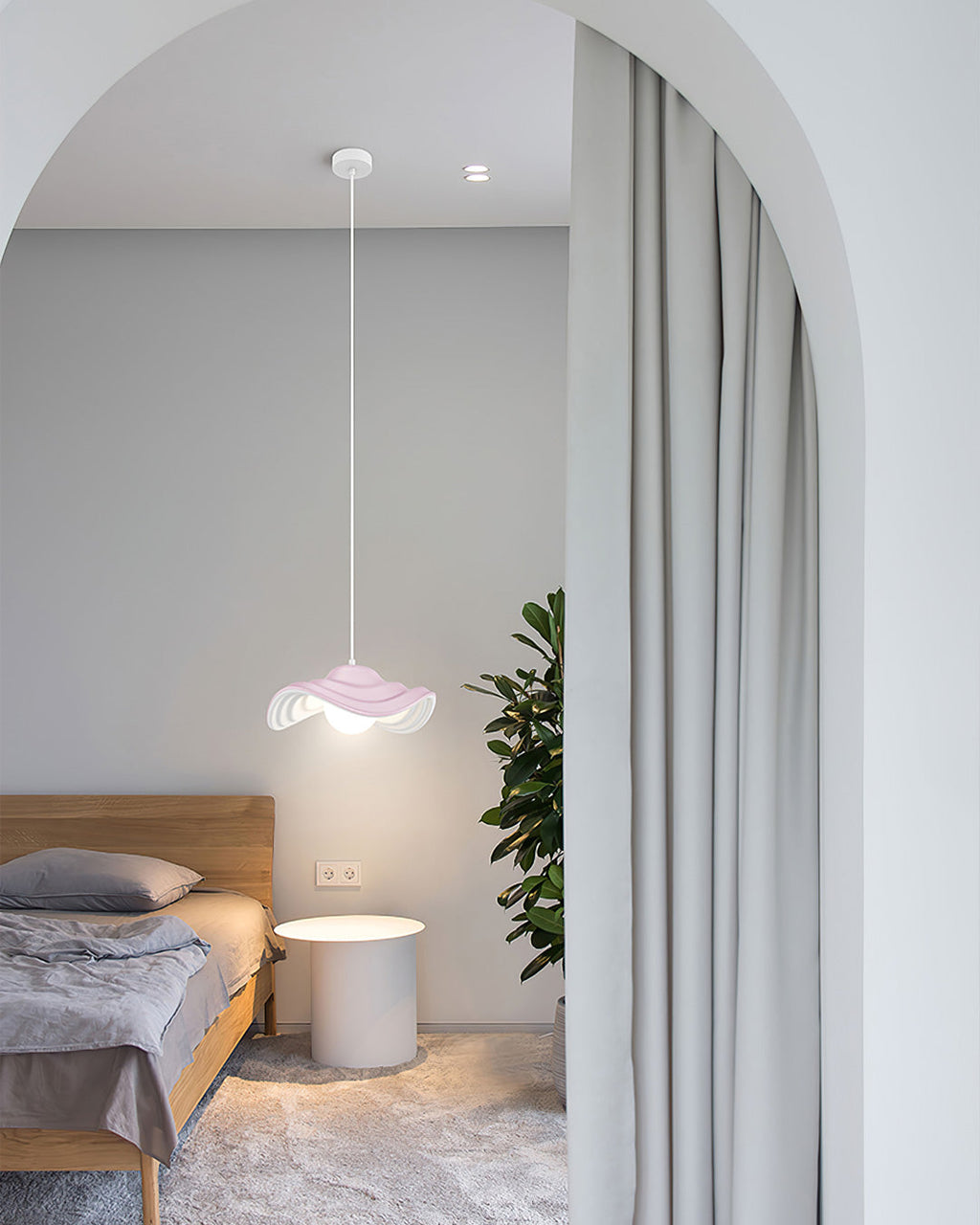 CARLETON CRYSTAL DROPLET HANGING LAMP