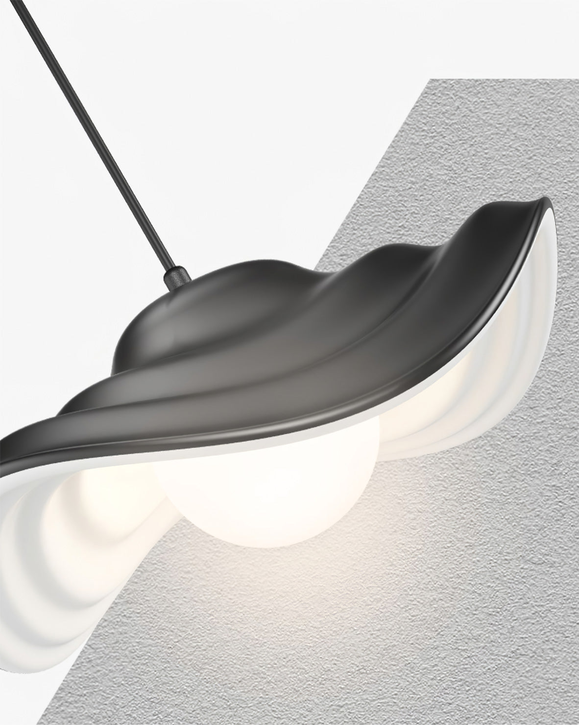CARLETON CRYSTAL DROPLET HANGING LAMP