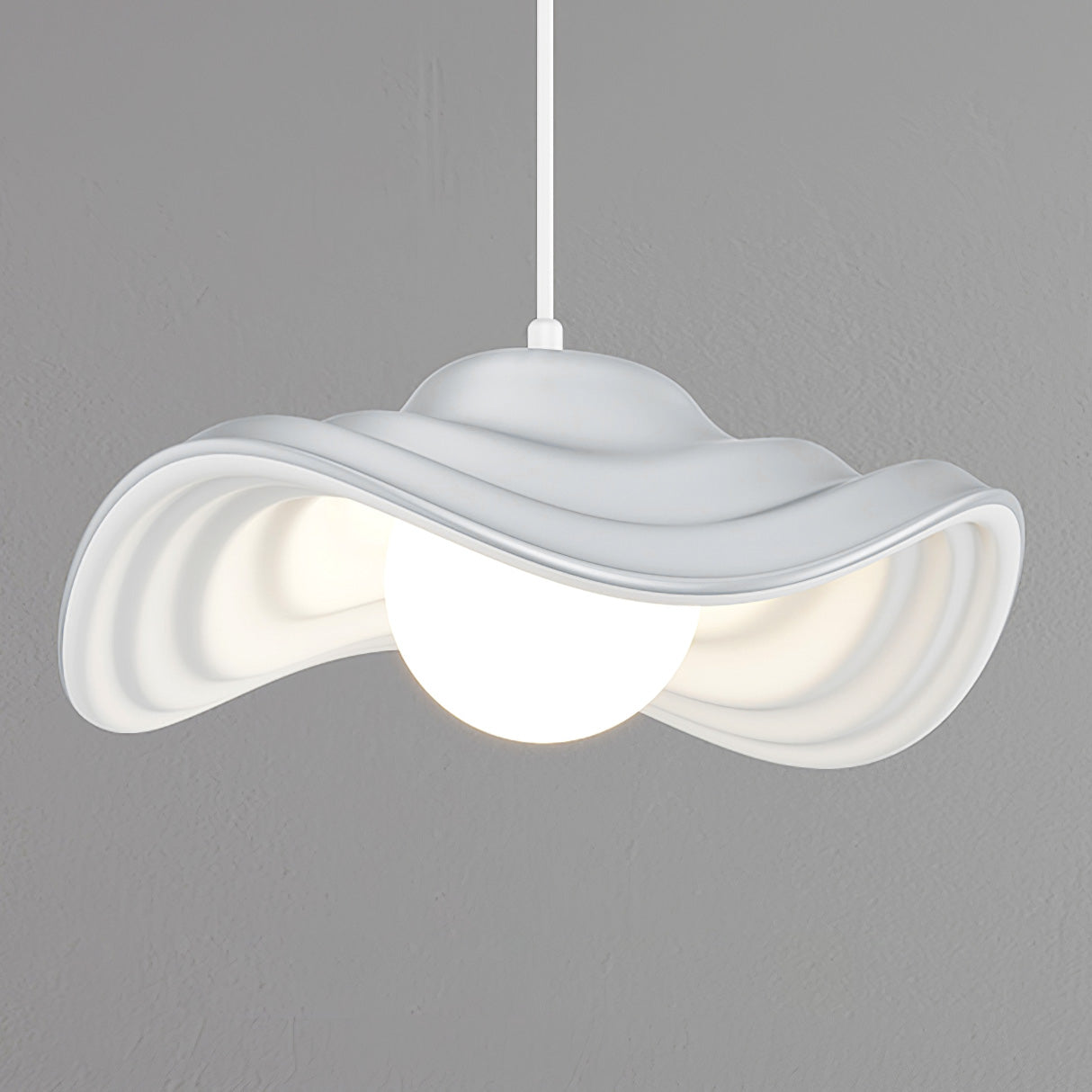 CARLETON CRYSTAL DROPLET HANGING LAMP