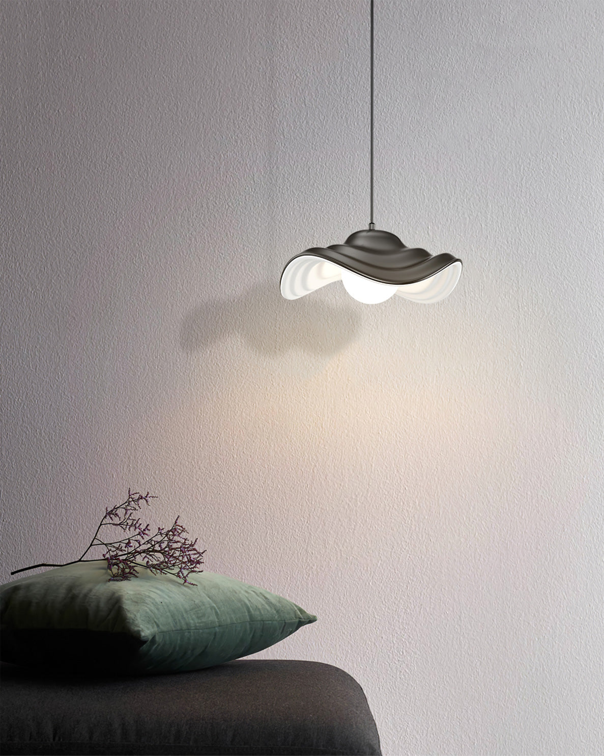 CARLETON CRYSTAL DROPLET HANGING LAMP