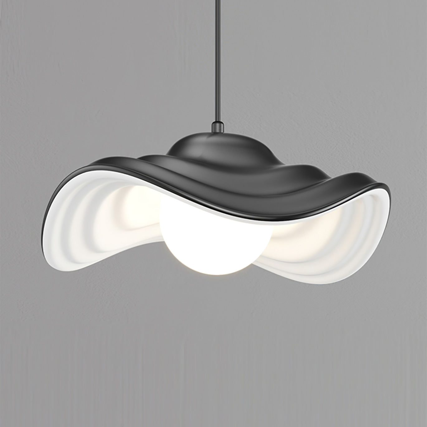 CARLETON CRYSTAL DROPLET HANGING LAMP