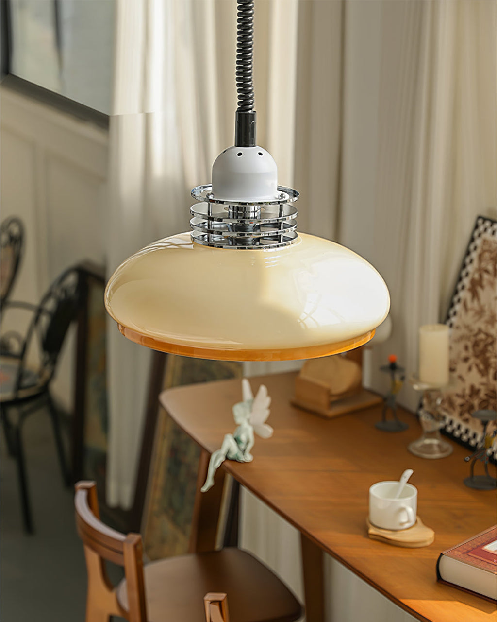 RAVENHALL GLASS TEARDROP HANGING LIGHT
