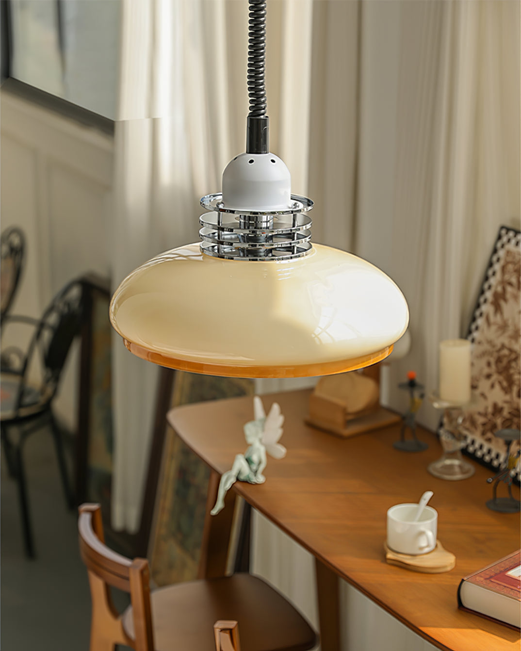 RAVENHALL GLASS TEARDROP HANGING LIGHT