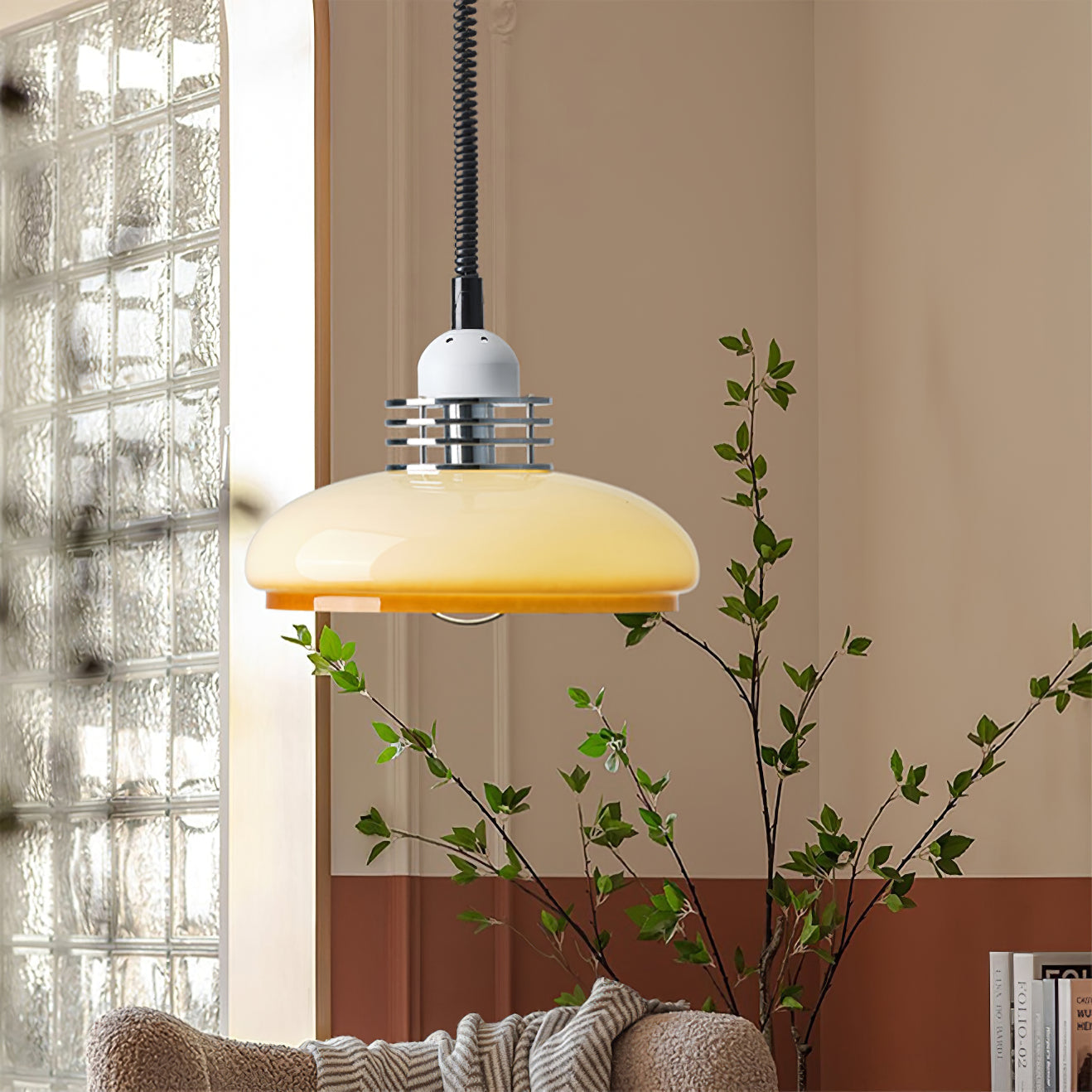 RAVENHALL GLASS TEARDROP HANGING LIGHT