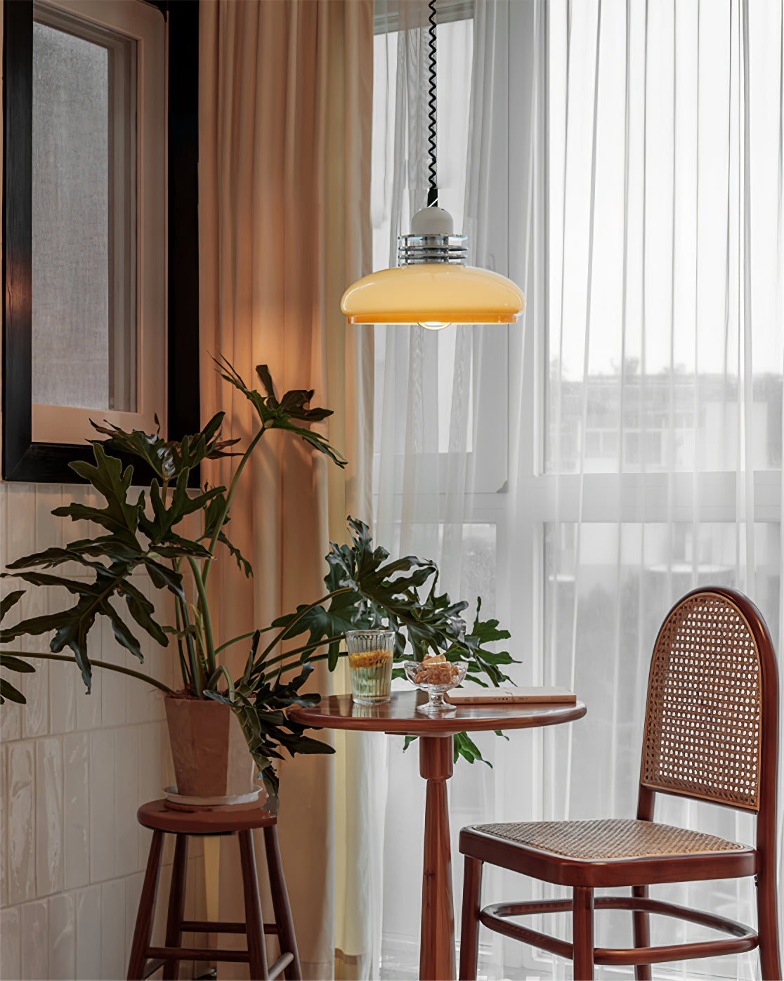 RAVENHALL GLASS TEARDROP HANGING LIGHT