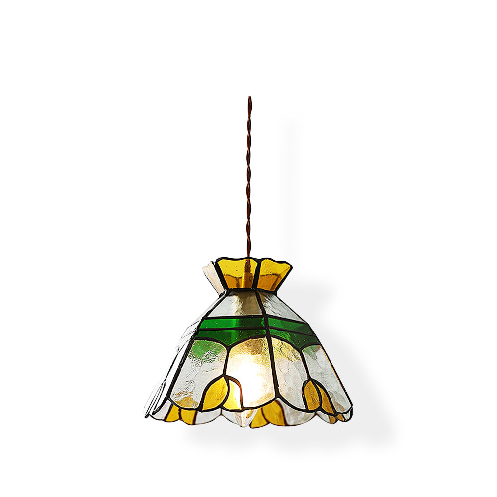 WINTHORPE CRYSTAL DRUM PENDANT