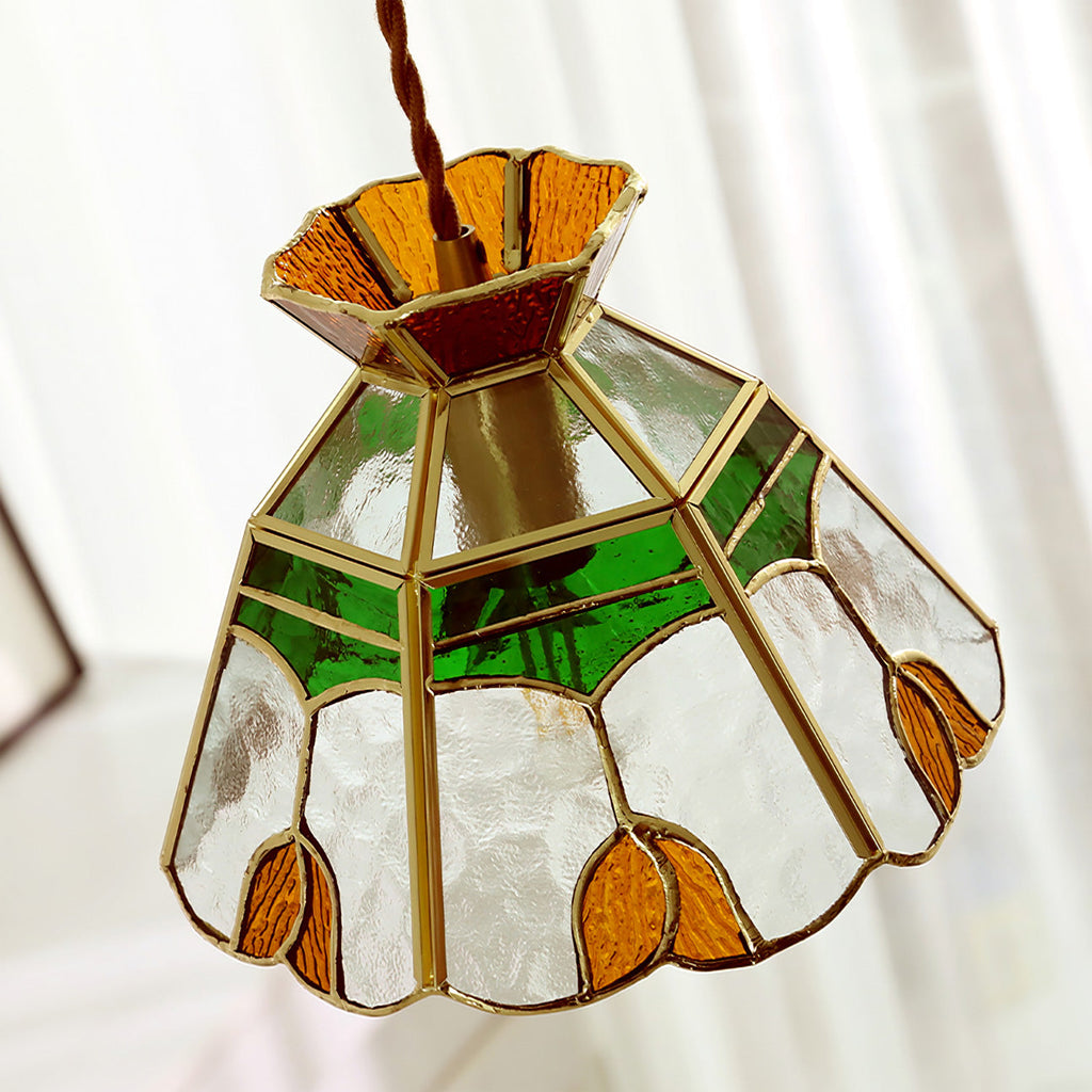 WINTHORPE CRYSTAL DRUM PENDANT