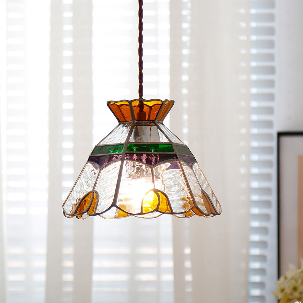 WINTHORPE CRYSTAL DRUM PENDANT
