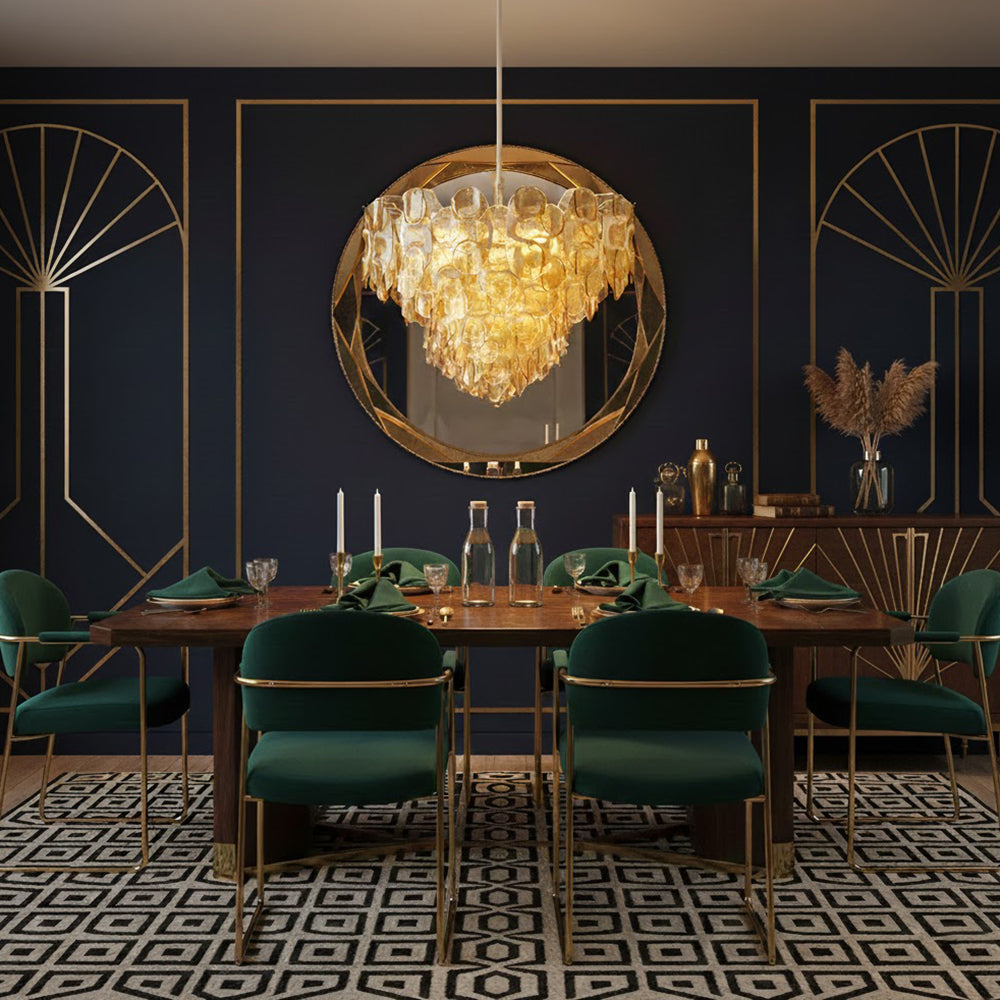 FENWICK CRYSTAL DROPLET CEILING LIGHT