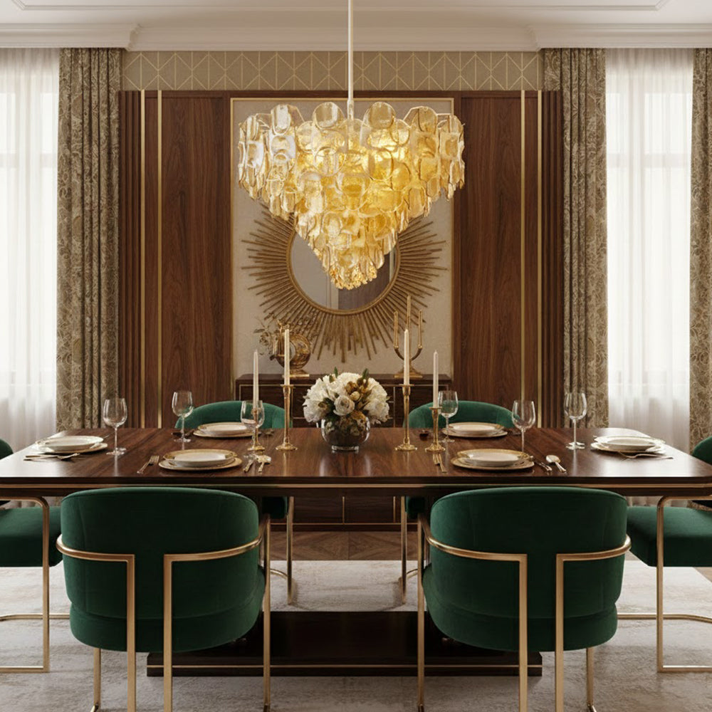FENWICK CRYSTAL DROPLET CEILING LIGHT