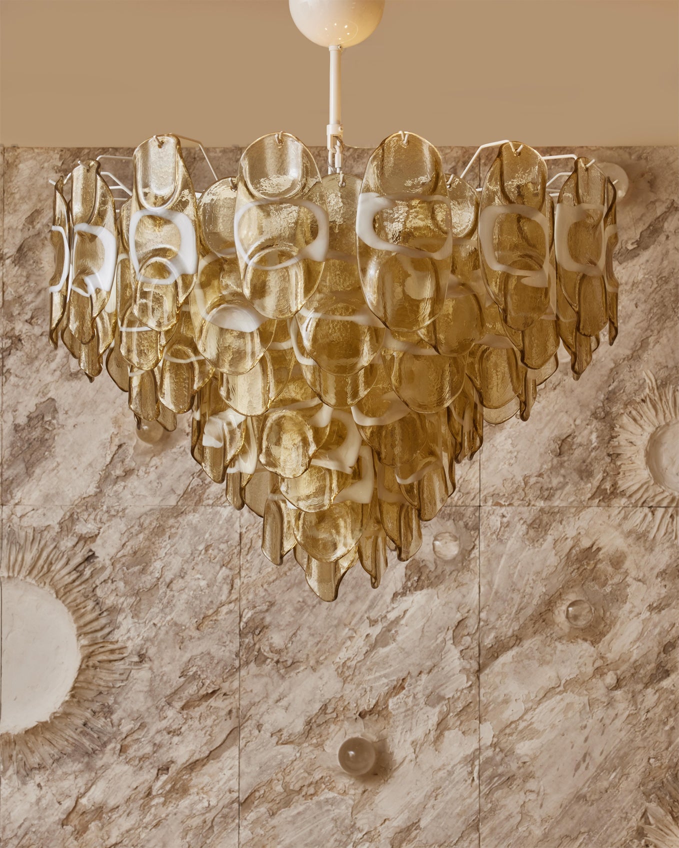 FENWICK CRYSTAL DROPLET CEILING LIGHT