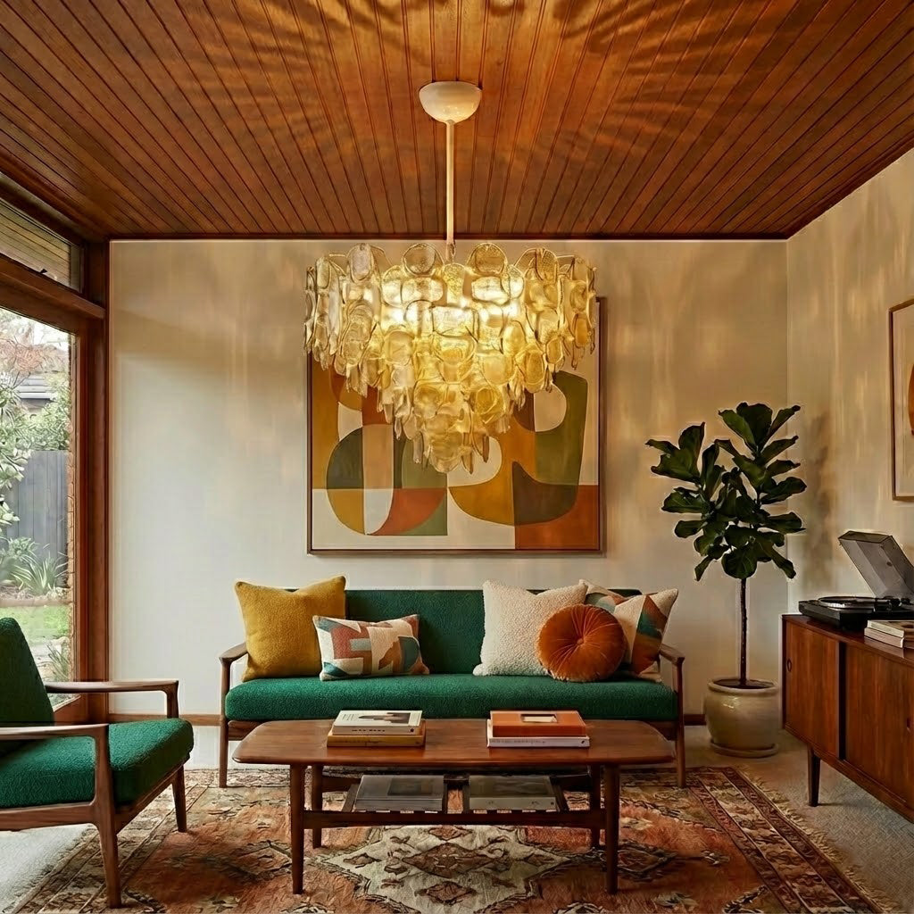 FENWICK CRYSTAL DROPLET CEILING LIGHT