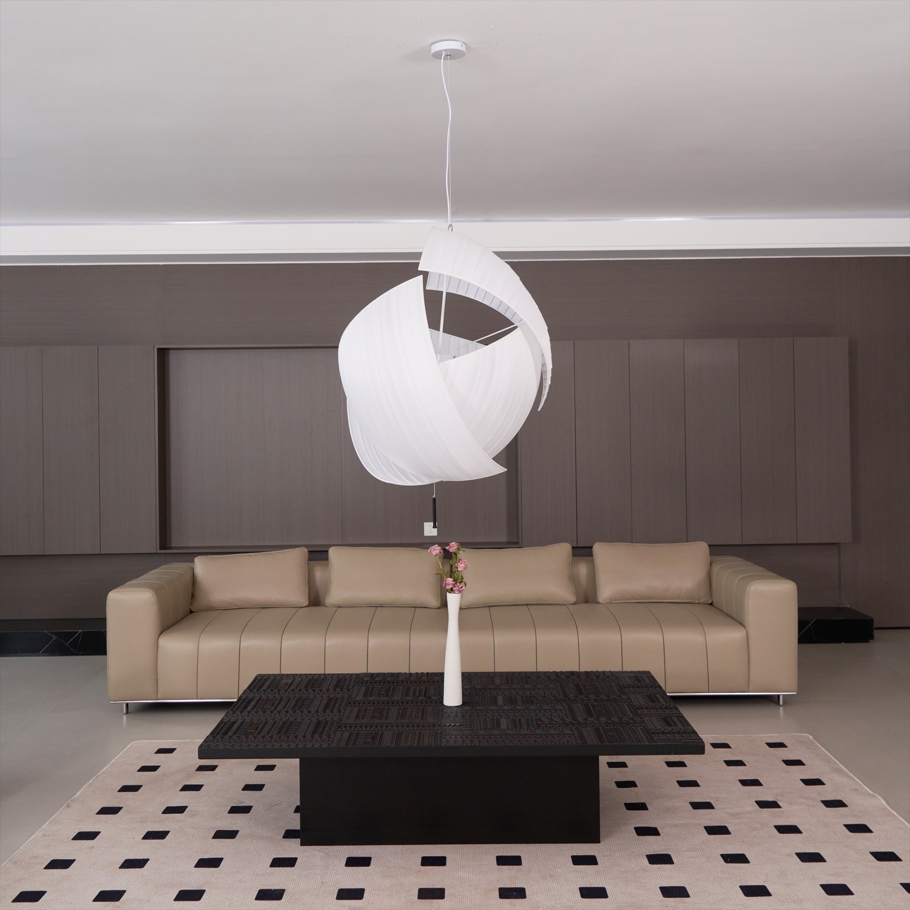 CHARLESTON SILK DRAPE PENDANT LIGHT