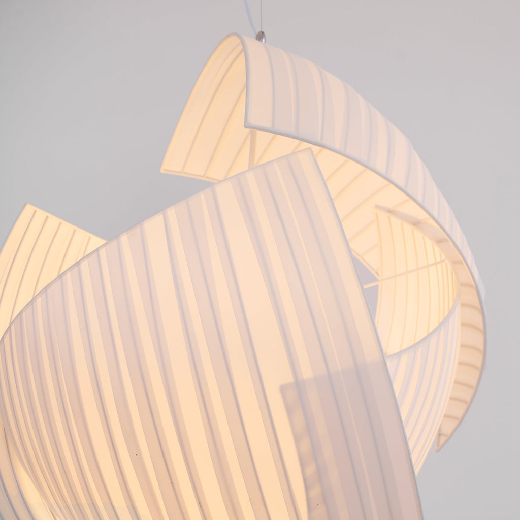 CHARLESTON SILK DRAPE PENDANT LIGHT